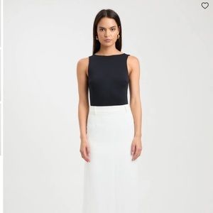 Kookai black sleeveless Alpha top